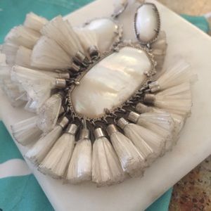 Kendra Scott White Cristina Earrings